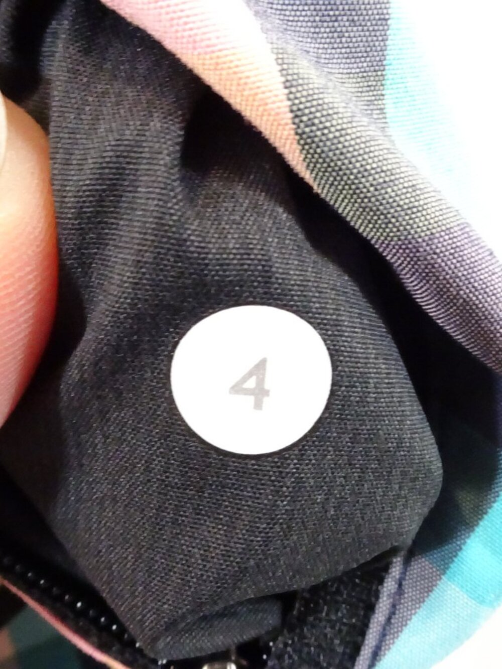 Lululemon Run Speed Shorts Women’s Run Short Size 4 Black Pink Blue Workout - Picture 7 of 7